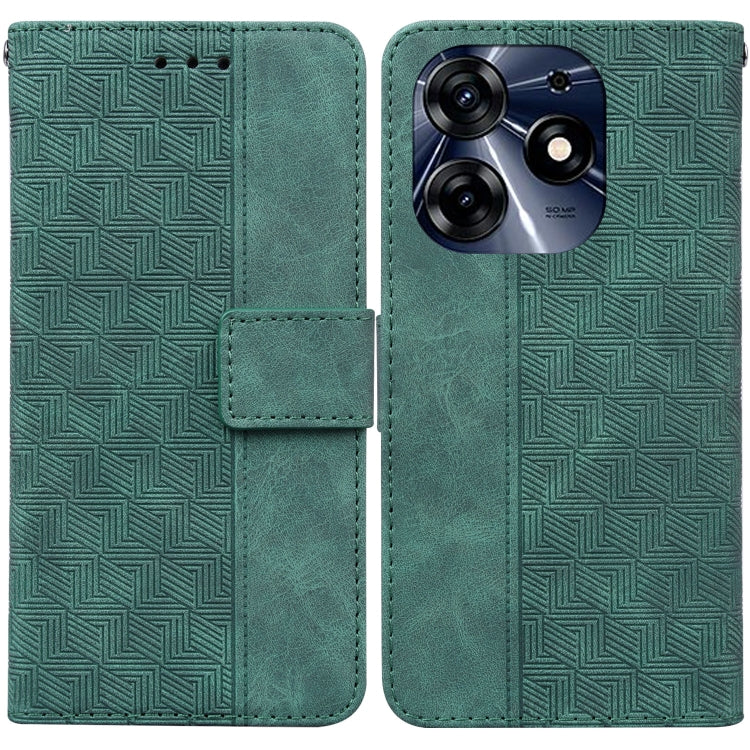 Geometric Embossed Leather Phone Case, For Tecno Camon 20 Pro 5G, For Tecno Pova 5, For Tecno Spark 10 5G, For Tecno Spark 10 Pro