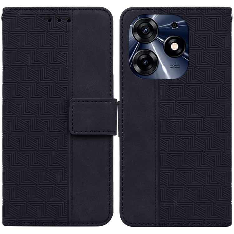 Geometric Embossed Leather Phone Case, For Tecno Camon 20 Pro 5G, For Tecno Pova 5, For Tecno Spark 10 5G, For Tecno Spark 10 Pro