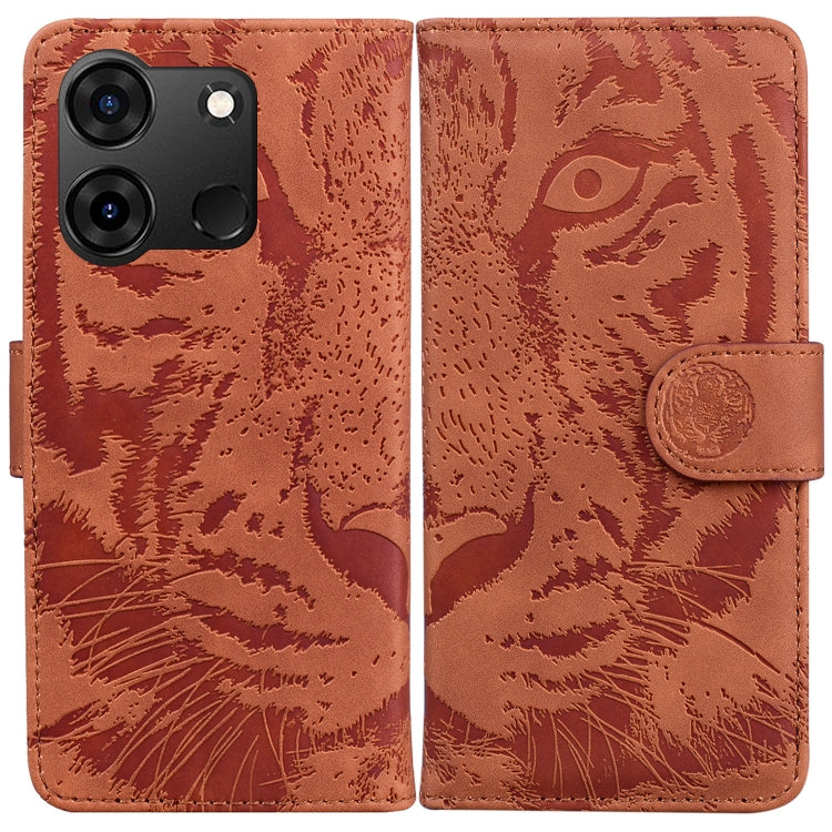 Tiger Embossing Pattern Flip Leather Phone Case, For Infinix Note 40 4G, For Infinix Hot 40 / 40 Pro, For Infinix Smart 7 India/7 Plus, For Infinix Smart 7 HD