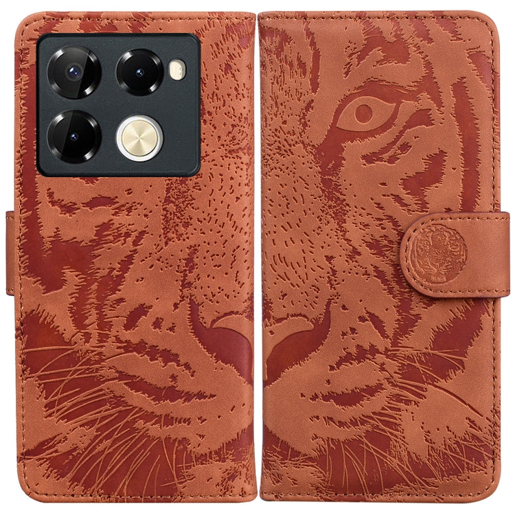 Tiger Embossing Pattern Flip Leather Phone Case, For Infinix Note 40 5G, For Infinix GT 20 Pro, For Infinix Note 40 Pro 4G / 5G, For Infinix Note 40 Pro+
