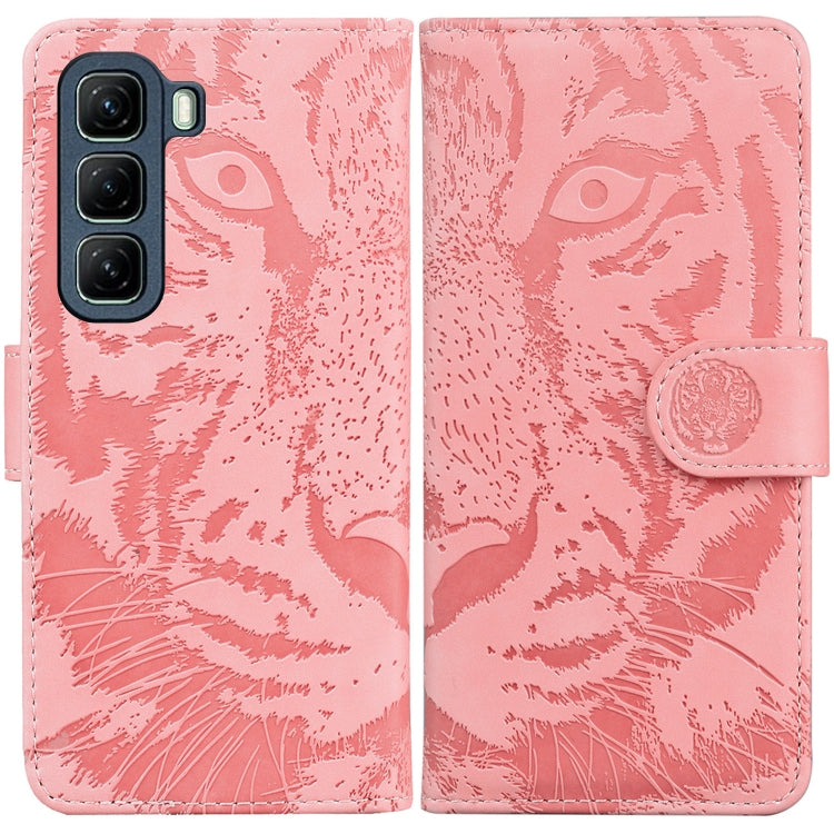 Tiger Embossing Pattern Flip Leather Phone Case, For Infinix Hot 50 Pro+ 4G, For Infinix Hot 50 4G, For Infinix Hot 50 5G, For Infinix Zero 40 4G / 5G