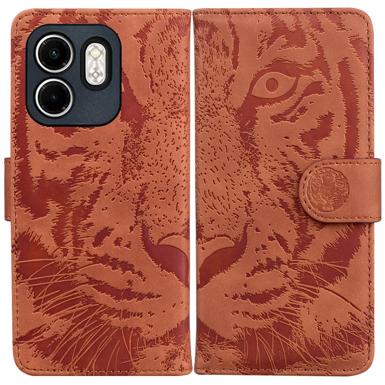 Tiger Embossing Pattern Flip Leather Phone Case, For Infinix Note 50 Pro+, For Infinix Note 50 4G / Note 50 Pro 4G, For Infinix Hot 50 Pro 4G, For Infinix Hot 50i / Smart 9