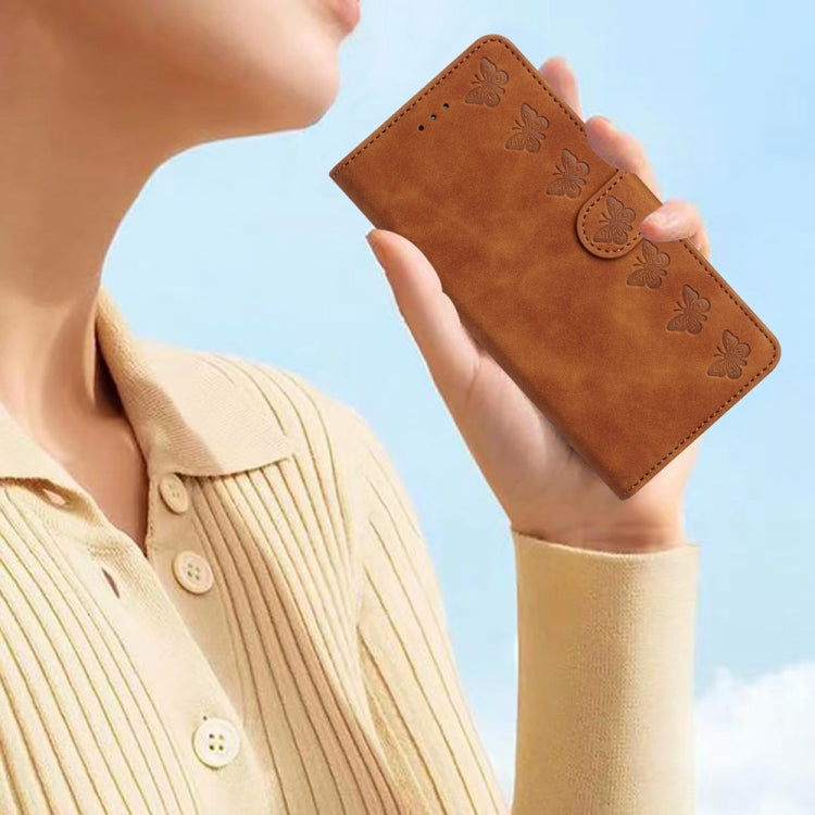 Seven Butterflies Embossed Leather Phone Case, For iPhone 13 mini, For iPhone 12, For iPhone 12 Pro Max, For iPhone 12 Pro