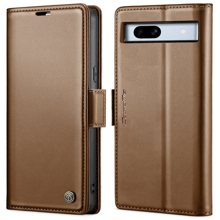CaseMe 023 Butterfly Buckle Litchi Texture RFID Anti-theft Leather Phone Case, For Google Pixel 8, For Google Pixel 7a