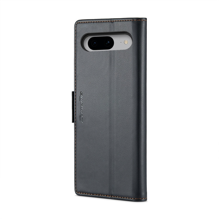 CaseMe 023 Butterfly Buckle Litchi Texture RFID Anti-theft Leather Phone Case, For Google Pixel 8, For Google Pixel 7a