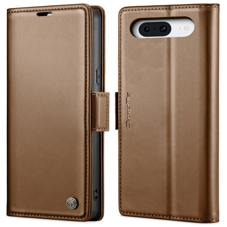 CaseMe 023 Butterfly Buckle Litchi Texture RFID Anti-theft Leather Phone Case, For Google Pixel 8, For Google Pixel 7a