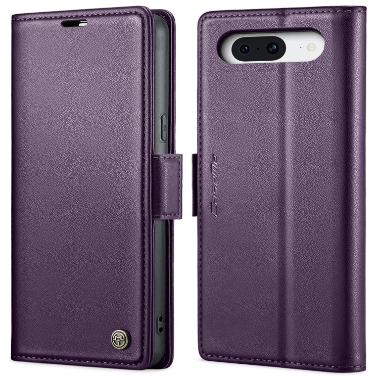 CaseMe 023 Butterfly Buckle Litchi Texture RFID Anti-theft Leather Phone Case, For Google Pixel 8, For Google Pixel 7a