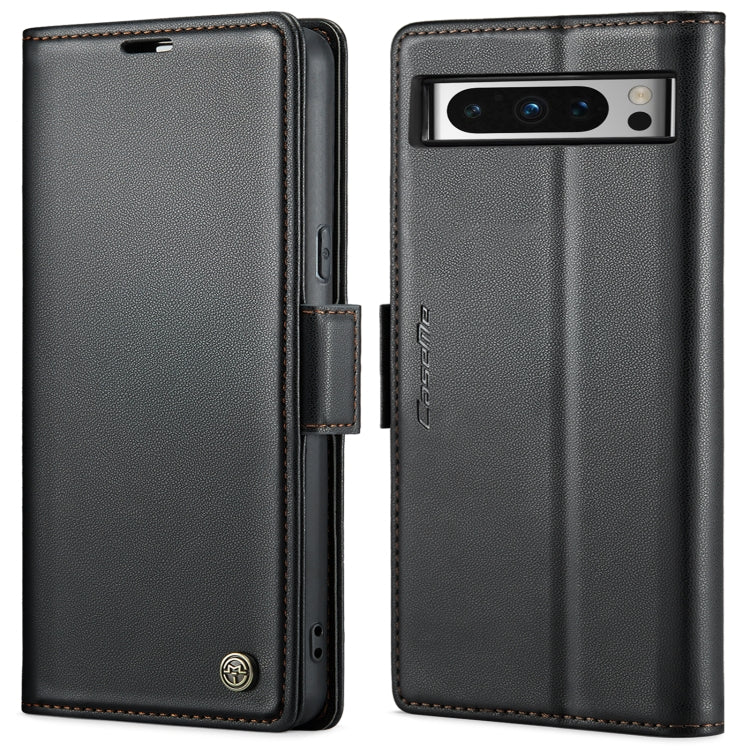 CaseMe 023 Butterfly Buckle Litchi Texture RFID Anti-theft Leather Phone Case, For Google Pixel 10 Pro XL / 9 Pro XL, For Google Pixel 10 / 10 Pro / 9, For Google Pixel 8a, For Google Pixel 8 Pro
