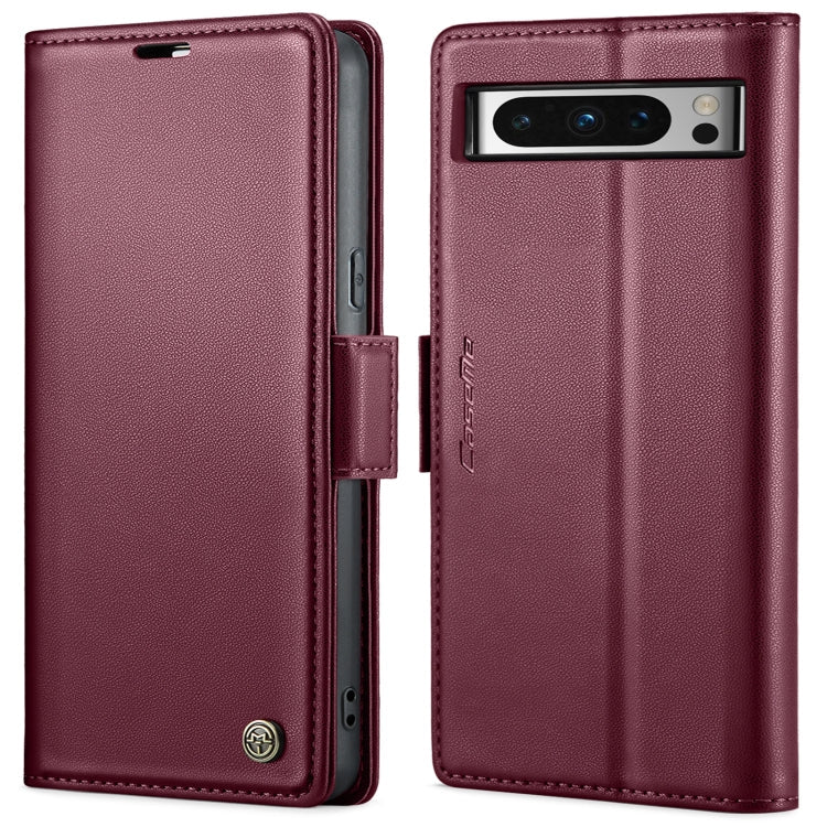 CaseMe 023 Butterfly Buckle Litchi Texture RFID Anti-theft Leather Phone Case, For Google Pixel 10 Pro XL / 9 Pro XL, For Google Pixel 10 / 10 Pro / 9, For Google Pixel 8a, For Google Pixel 8 Pro