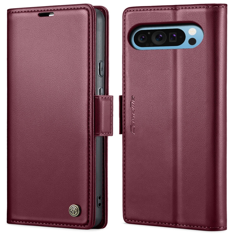 CaseMe 023 Butterfly Buckle Litchi Texture RFID Anti-theft Leather Phone Case, For Google Pixel 10 Pro XL / 9 Pro XL, For Google Pixel 10 / 10 Pro / 9, For Google Pixel 8a, For Google Pixel 8 Pro