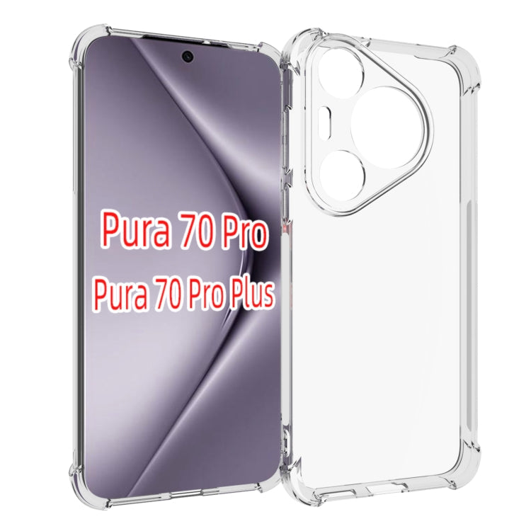 Shockproof Non-slip Thickening TPU Phone Case, For Huawei Pura 90 Pro Max / Pura 90 Ultra, For Huawei Pura 90 Pro, For Huawei Mate 80 Pro Max, For Huawei Mate 80 / 80 Pro, For Huawei Mate 70 Air 5G, For Huawei Pura 80 Pro 5G, For Huawei Pura 80 5G     ...