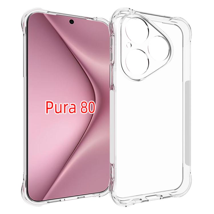 Shockproof Non-slip Thickening TPU Phone Case, For Huawei Pura 90 Pro Max / Pura 90 Ultra, For Huawei Pura 90 Pro, For Huawei Mate 80 Pro Max, For Huawei Mate 80 / 80 Pro, For Huawei Mate 70 Air 5G, For Huawei Pura 80 Pro 5G, For Huawei Pura 80 5G     ...