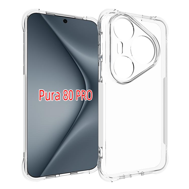 Shockproof Non-slip Thickening TPU Phone Case, For Huawei Pura 90 Pro Max / Pura 90 Ultra, For Huawei Pura 90 Pro, For Huawei Mate 80 Pro Max, For Huawei Mate 80 / 80 Pro, For Huawei Mate 70 Air 5G, For Huawei Pura 80 Pro 5G, For Huawei Pura 80 5G     ...