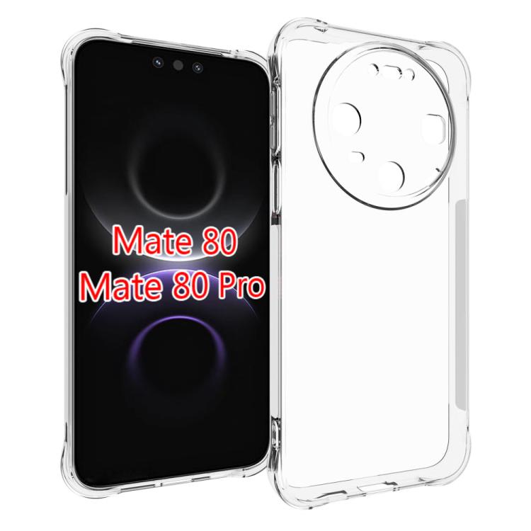 Shockproof Non-slip Thickening TPU Phone Case, For Huawei Pura 90 Pro Max / Pura 90 Ultra, For Huawei Pura 90 Pro, For Huawei Mate 80 Pro Max, For Huawei Mate 80 / 80 Pro, For Huawei Mate 70 Air 5G, For Huawei Pura 80 Pro 5G, For Huawei Pura 80 5G     ...