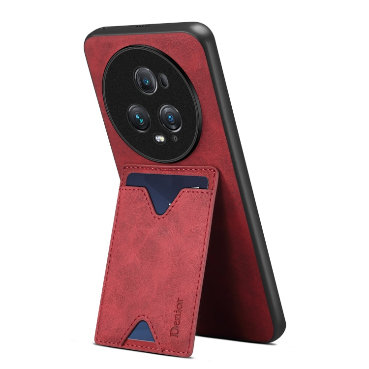 Denior PU Back Cover Card Slot Holder Phone Case, For Honor Magic5 Ultimate