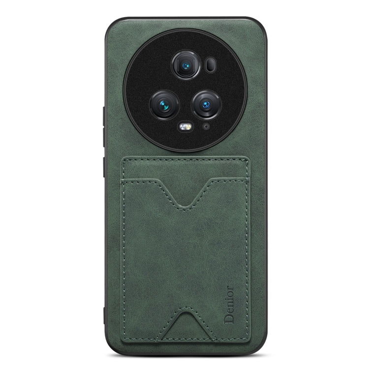 Denior PU Back Cover Card Slot Holder Phone Case, For Honor Magic5 Ultimate