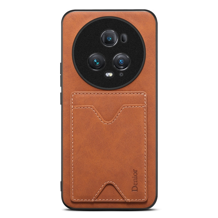 Denior PU Back Cover Card Slot Holder Phone Case, For Honor Magic5 Ultimate