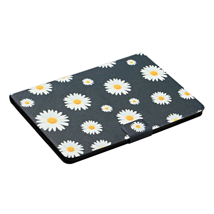 Flower Pattern Horizontal Flip Leather Case with Card Slots & Holder, For Huawei MediaPad M5 lite 10.1, For Huawei MediaPad T5, For Lenovo Tab M10, For Lenovo Tab M10 Plus