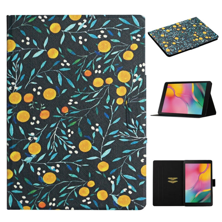 Flower Pattern Horizontal Flip Leather Case with Card Slots & Holder, For Samsung Galaxy Tab A 8.0 2019, For Samsung Galaxy Tab A 10.1 (2019), For Samsung Galaxy Tab S5e T720, For Samsung Galaxy Tab S6 Lite