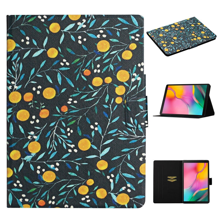 Flower Pattern Horizontal Flip Leather Case with Card Slots & Holder, For Samsung Galaxy Tab A 8.0 2019, For Samsung Galaxy Tab A 10.1 (2019), For Samsung Galaxy Tab S5e T720, For Samsung Galaxy Tab S6 Lite