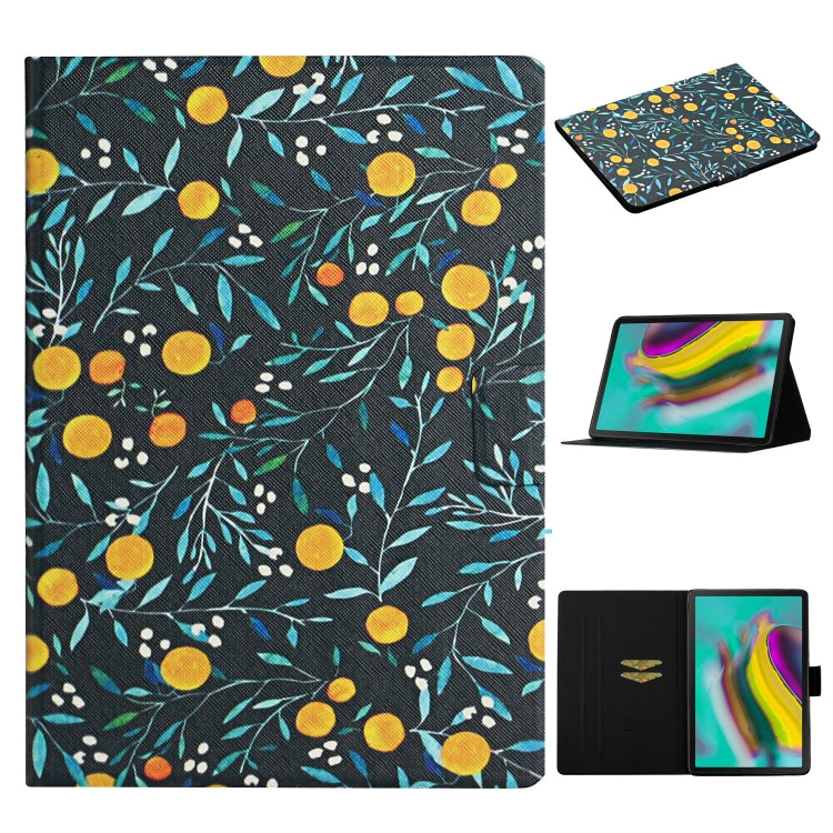 Flower Pattern Horizontal Flip Leather Case with Card Slots & Holder, For Samsung Galaxy Tab A 8.0 2019, For Samsung Galaxy Tab A 10.1 (2019), For Samsung Galaxy Tab S5e T720, For Samsung Galaxy Tab S6 Lite