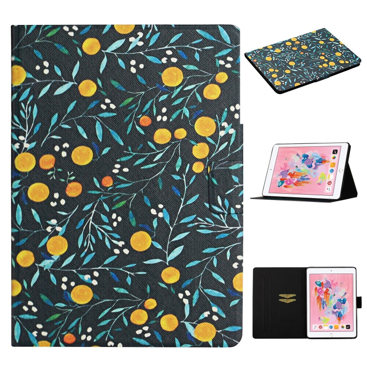 Flower Pattern Horizontal Flip Leather Case with Card Slots & Holder, For iPad 5, For iPad 10.2, For iPad Pro 10.5 inch, For iPad Pro 11 2020