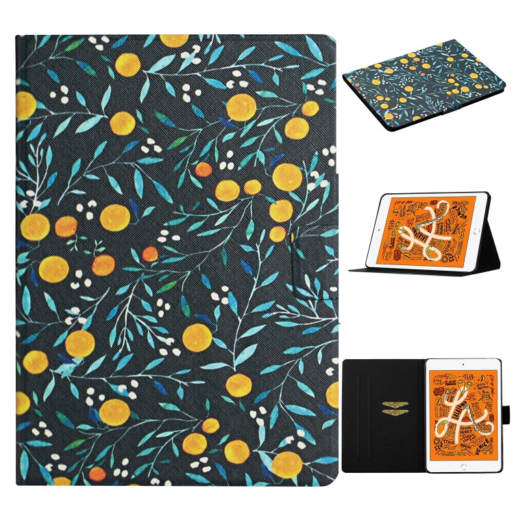 Flower Pattern Horizontal Flip Leather Case with Card Slots & Holder, For iPad Mini 2019, For iPad Mini 4 & 3 & 2 & 1