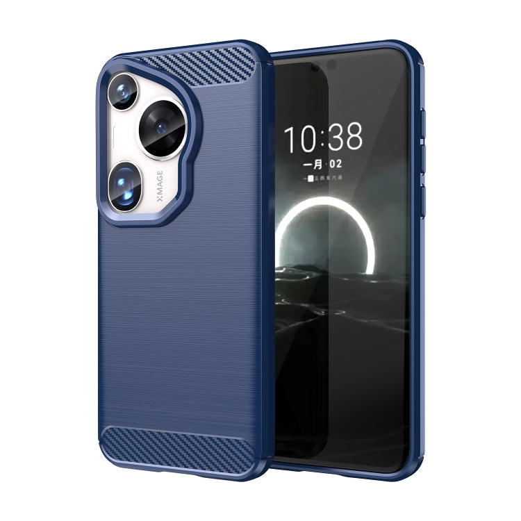 Brushed Texture Carbon Fiber TPU Phone Case, For Huawei Pura 80 Ultra 5G, For Huawei Pura 80 Pro+ 5G, For Huawei Pura 80 Pro 5G, For Huawei Pura 80 5G, For Huawei Mate 70 Pro / 70 Pro+, For Huawei Mate 70, For Huawei Pura 70 Pro / Pura 70 Pro+         ...