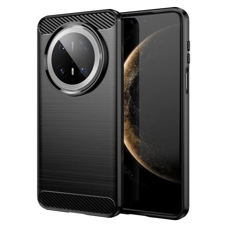 Brushed Texture Carbon Fiber TPU Phone Case, For Huawei Pura 80 Ultra 5G, For Huawei Pura 80 Pro+ 5G, For Huawei Pura 80 Pro 5G, For Huawei Pura 80 5G, For Huawei Mate 70 Pro / 70 Pro+, For Huawei Mate 70, For Huawei Pura 70 Pro / Pura 70 Pro+         ...