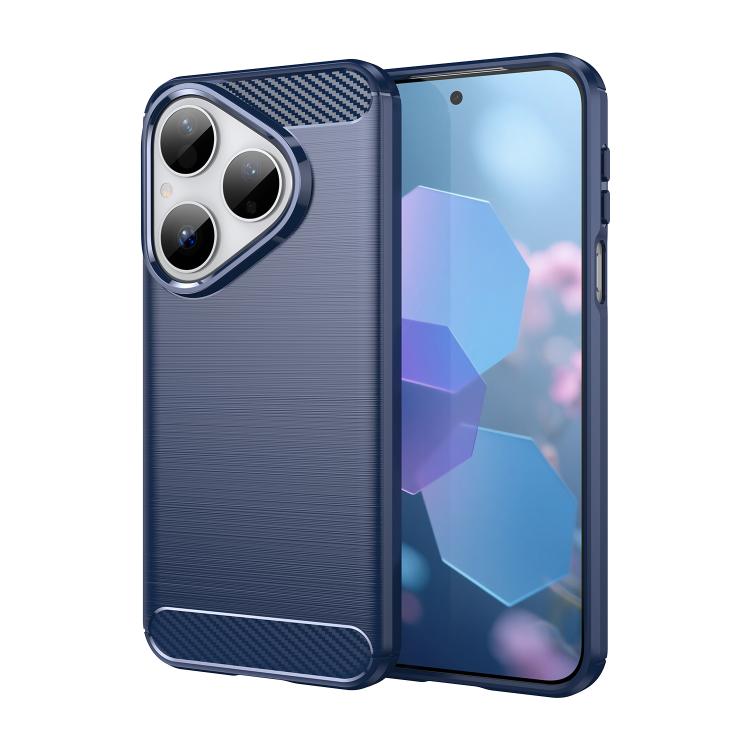 Brushed Texture Carbon Fiber TPU Phone Case, For Huawei Pura 80 Ultra 5G, For Huawei Pura 80 Pro+ 5G, For Huawei Pura 80 Pro 5G, For Huawei Pura 80 5G, For Huawei Mate 70 Pro / 70 Pro+, For Huawei Mate 70, For Huawei Pura 70 Pro / Pura 70 Pro+         ...