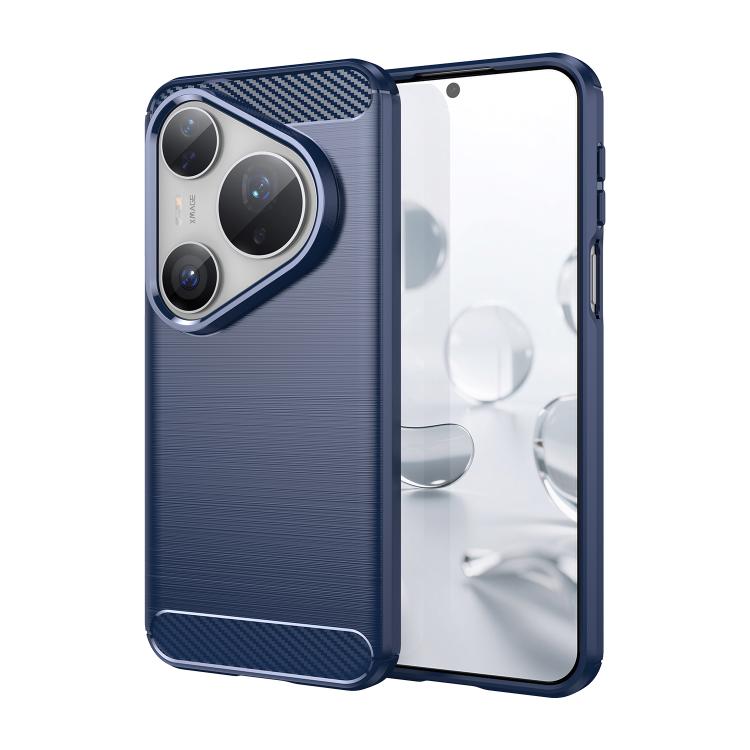 Brushed Texture Carbon Fiber TPU Phone Case, For Huawei Pura 80 Ultra 5G, For Huawei Pura 80 Pro+ 5G, For Huawei Pura 80 Pro 5G, For Huawei Pura 80 5G, For Huawei Mate 70 Pro / 70 Pro+, For Huawei Mate 70, For Huawei Pura 70 Pro / Pura 70 Pro+         ...