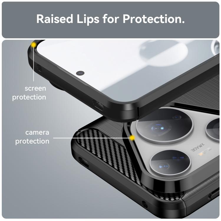 Brushed Texture Carbon Fiber TPU Phone Case, For Huawei Pura 80 Ultra 5G, For Huawei Pura 80 Pro+ 5G, For Huawei Pura 80 Pro 5G, For Huawei Pura 80 5G, For Huawei Mate 70 Pro / 70 Pro+, For Huawei Mate 70, For Huawei Pura 70 Pro / Pura 70 Pro+         ...