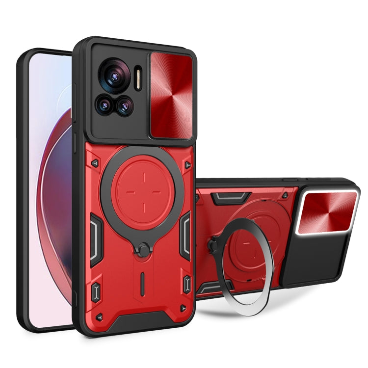 CD Texture Sliding Camshield Magnetic Holder Phone Case, For Motorola Edge 30 Neo, For Motorola Moto G62, For Motorola Edge 30 Ultra, For Motorola Moto G22 / E32
