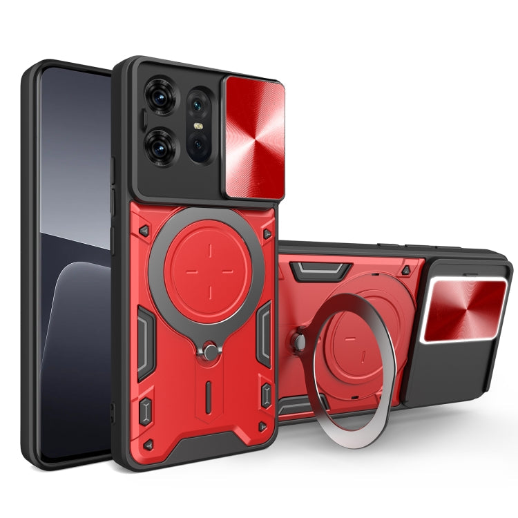CD Texture Sliding Camshield Magnetic Holder Phone Case, For Motorola Moto G55, For Motorola Edge 50 Neo, For Motorola Moto G85, For Motorola Edge 50 Pro Global