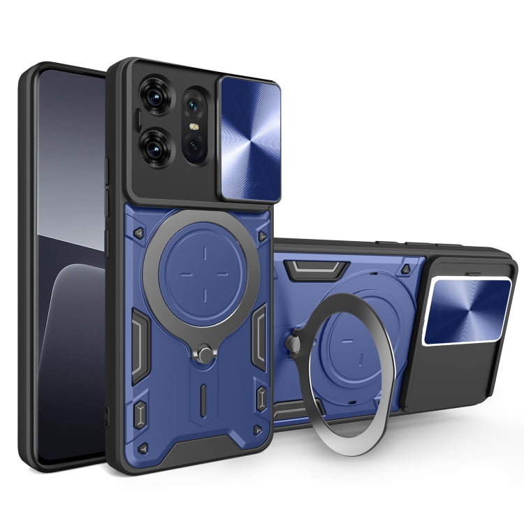 CD Texture Sliding Camshield Magnetic Holder Phone Case, For Motorola Moto G55, For Motorola Edge 50 Neo, For Motorola Moto G85, For Motorola Edge 50 Pro Global