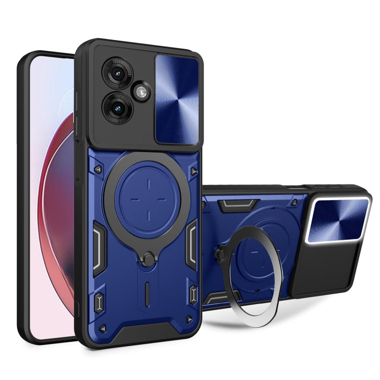 CD Texture Sliding Camshield Magnetic Holder Phone Case, For Motorola Moto G55, For Motorola Edge 50 Neo, For Motorola Moto G85, For Motorola Edge 50 Pro Global
