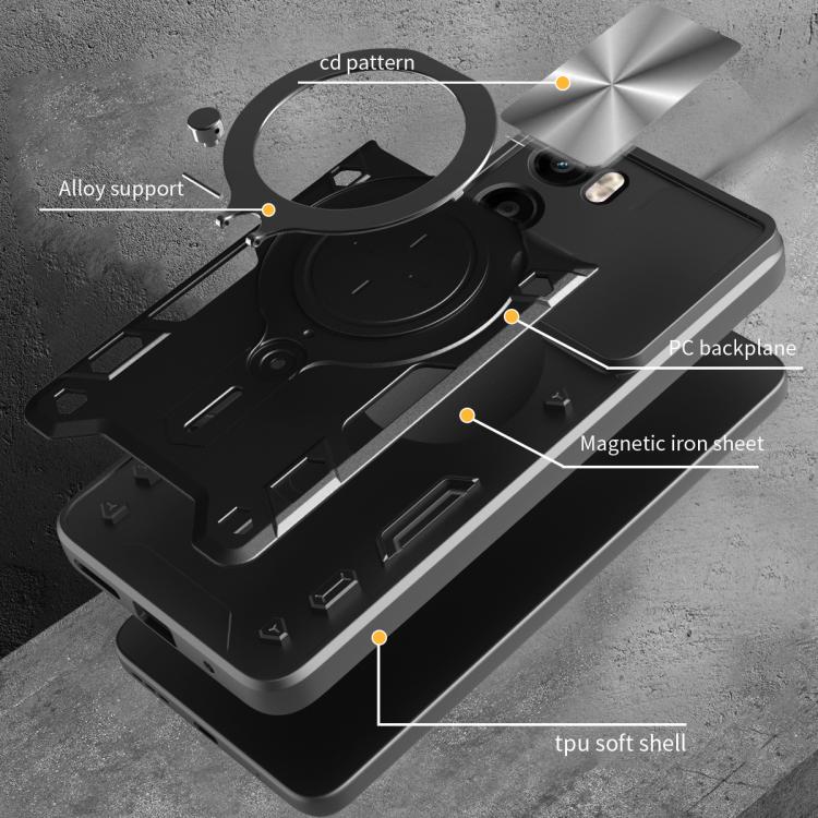 CD Texture Sliding Camshield Magnetic Holder Phone Case, For Motorola Moto G05, For Motorola Moto G 2025, For Motorola Moto G75 5G, For Motorola Moto G35