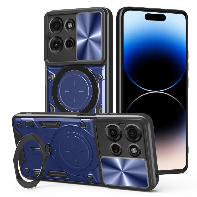 CD Texture Sliding Camshield Magnetic Holder Phone Case, For Motorola Moto G05, For Motorola Moto G 2025, For Motorola Moto G75 5G, For Motorola Moto G35