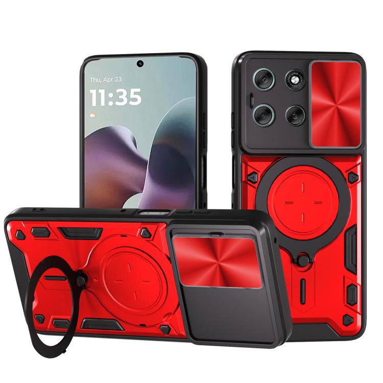 CD Texture Sliding Camshield Magnetic Holder Phone Case, For Motorola Edge 70 Fusion 5G, For Motorola Moto G67 Power 5G, For Motorola Edge 70 5G, For Motorola Moto G56 5G