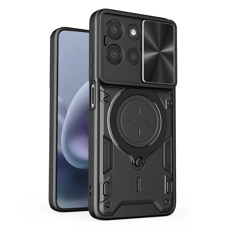 CD Texture Sliding Camshield Magnetic Holder Phone Case, For Motorola Edge 70 Fusion 5G, For Motorola Moto G67 Power 5G, For Motorola Edge 70 5G, For Motorola Moto G56 5G