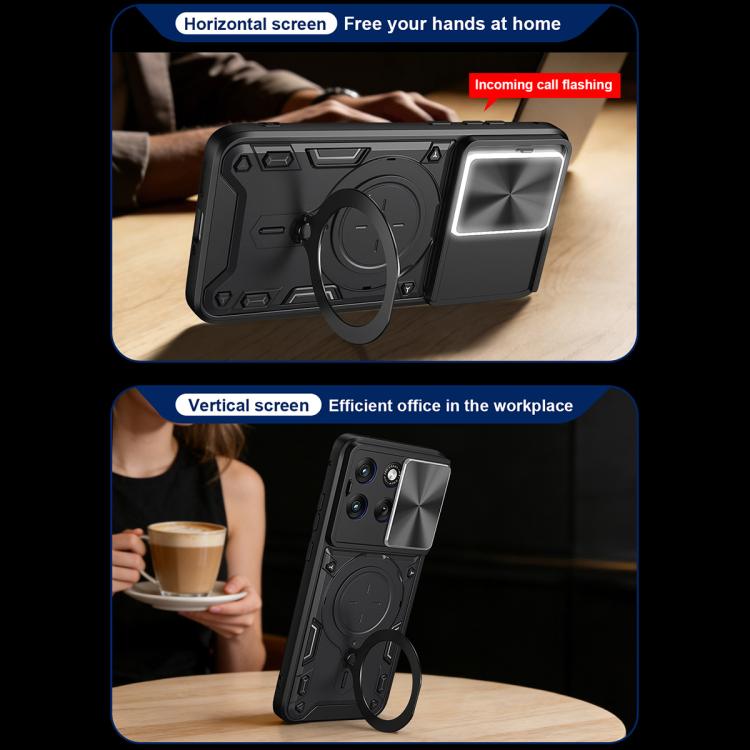 CD Texture Sliding Camshield Magnetic Holder Phone Case, For Motorola Edge 70 Fusion 5G, For Motorola Moto G67 Power 5G, For Motorola Edge 70 5G, For Motorola Moto G56 5G