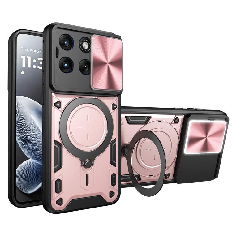 CD Texture Sliding Camshield Magnetic Holder Phone Case, For Motorola Edge 70 Fusion 5G, For Motorola Moto G67 Power 5G, For Motorola Edge 70 5G, For Motorola Moto G56 5G