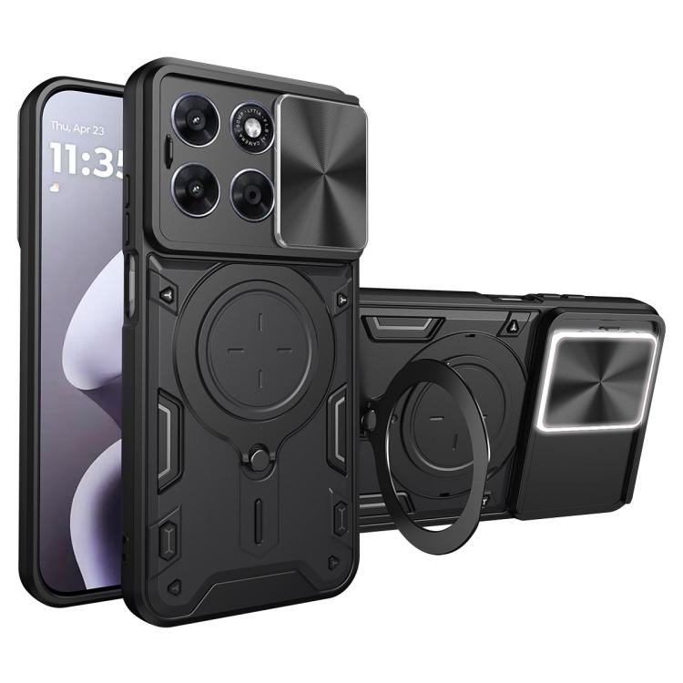 CD Texture Sliding Camshield Magnetic Holder Phone Case, For Motorola Moto G37 / G37 Power, For Motorola Edge 70 Pro 5G, For Motorola Moto G15 / G17 4G, For Motorola Moto G67 5G