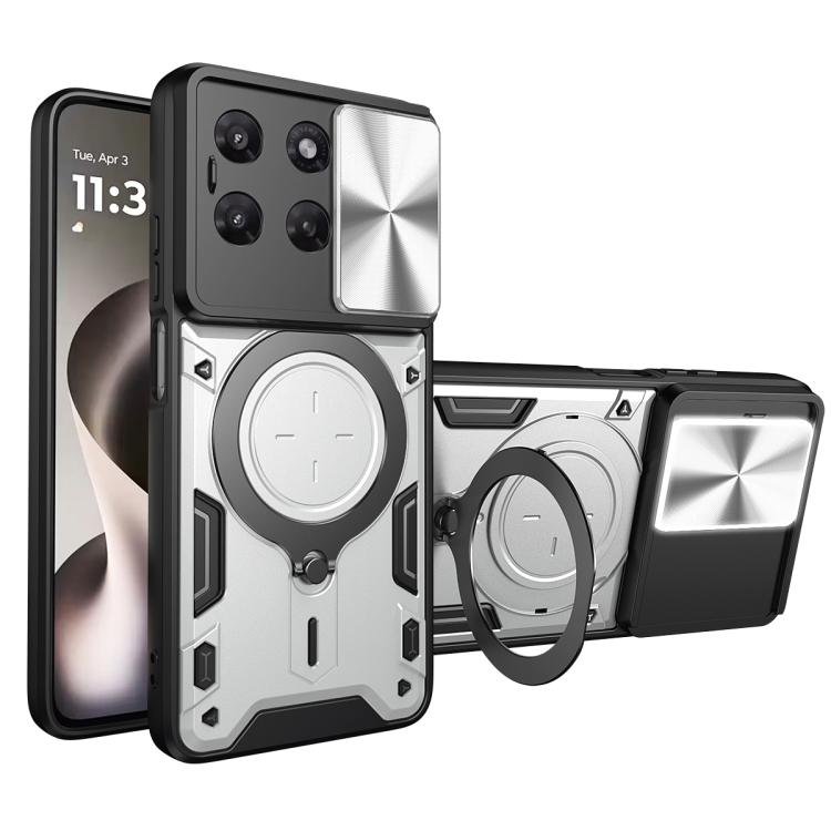 CD Texture Sliding Camshield Magnetic Holder Phone Case, For Motorola Moto G37 / G37 Power, For Motorola Edge 70 Pro 5G, For Motorola Moto G15 / G17 4G, For Motorola Moto G67 5G