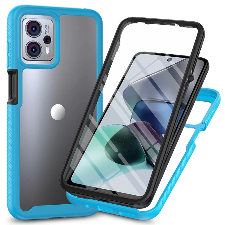 Starry Sky Full Body Hybrid Shockproof Phone Case with PET Film, For Motorola Moto G13 / G23, For Motorola Moto G53
