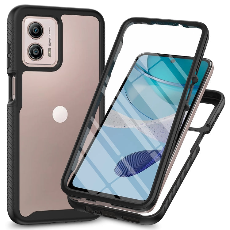 Starry Sky Full Body Hybrid Shockproof Phone Case with PET Film, For Motorola Moto G13 / G23, For Motorola Moto G53
