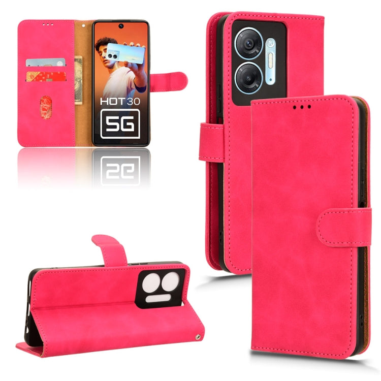 Skin Feel Magnetic Flip Leather Phone Case, For Infinix Hot 30 5G, For Infinix Note 30 5G, For Infinix Note 30i, For Infinix Note 30