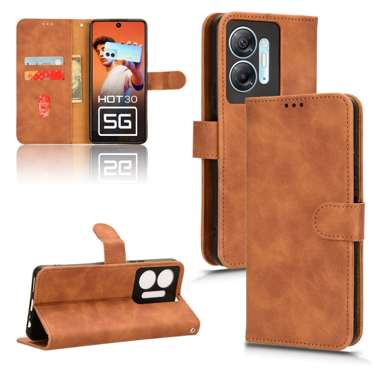 Skin Feel Magnetic Flip Leather Phone Case, For Infinix Hot 30 5G, For Infinix Note 30 5G, For Infinix Note 30i, For Infinix Note 30