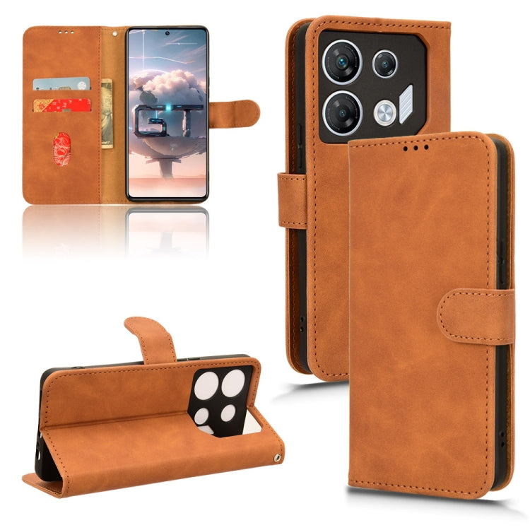 Skin Feel Magnetic Flip Leather Phone Case, For Infinix Hot 40i, For Infinix Smart 8, For Infinix Zero 30 5G, For Infinix GT 10 Pro