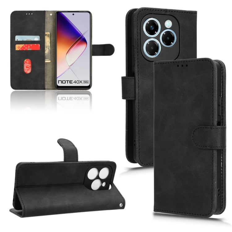 Skin Feel Magnetic Flip Leather Phone Case, For Infinix Zero 40 4G, For Infinix Zero 40 5G, For Infinix Note 40X 5G, For Infinix Note 40 5G